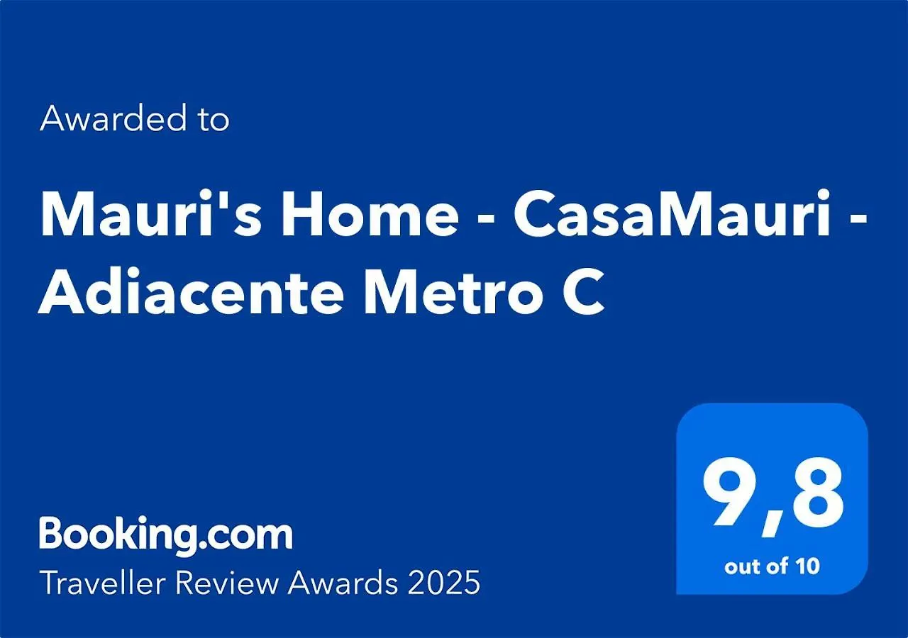 Mauri'S Home - Casamauri - Adiacente Metro C Rome Apartment